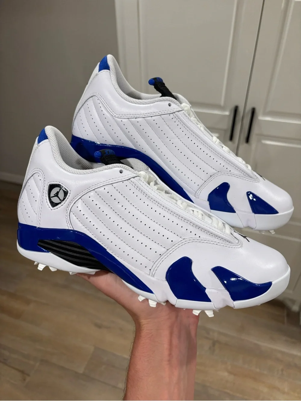 Air Jordan 14 Retro Golf ‘Hyper Royal’ Golf Cleats Men’s Size 8-9.5 | HJ7710-101